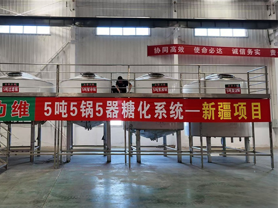 怀集精酿啤酒设备厂—5吨精酿啤酒设备—新疆项目